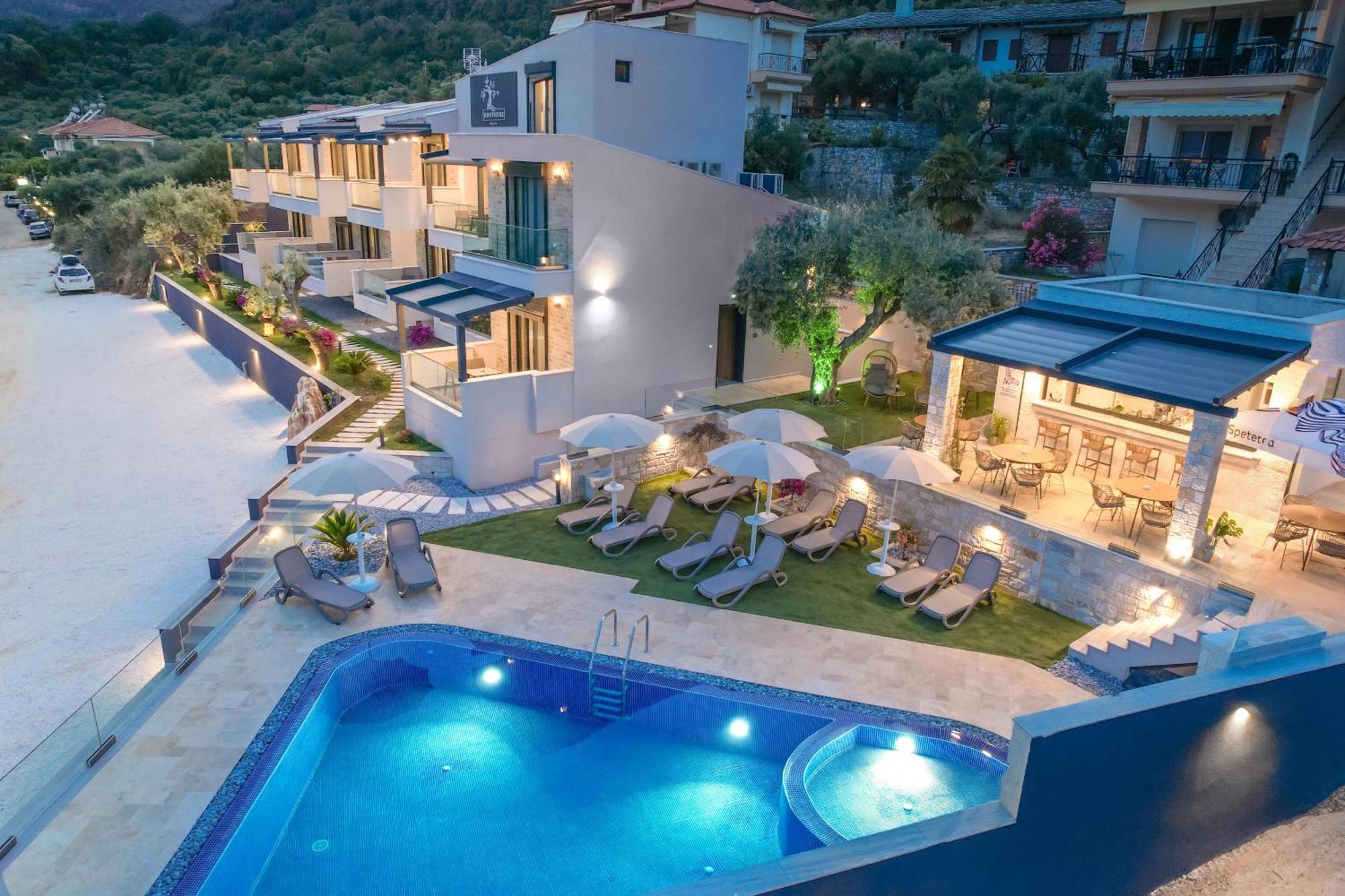 Brothers Htl Thassos Chrysi Ammoudia Exterior foto